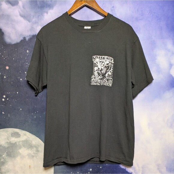 Vintage 90s “No More Stinkin’ Tacos” Chihuahua Graphic Tee Size Large Y2K Humor - Picture 2 of 9